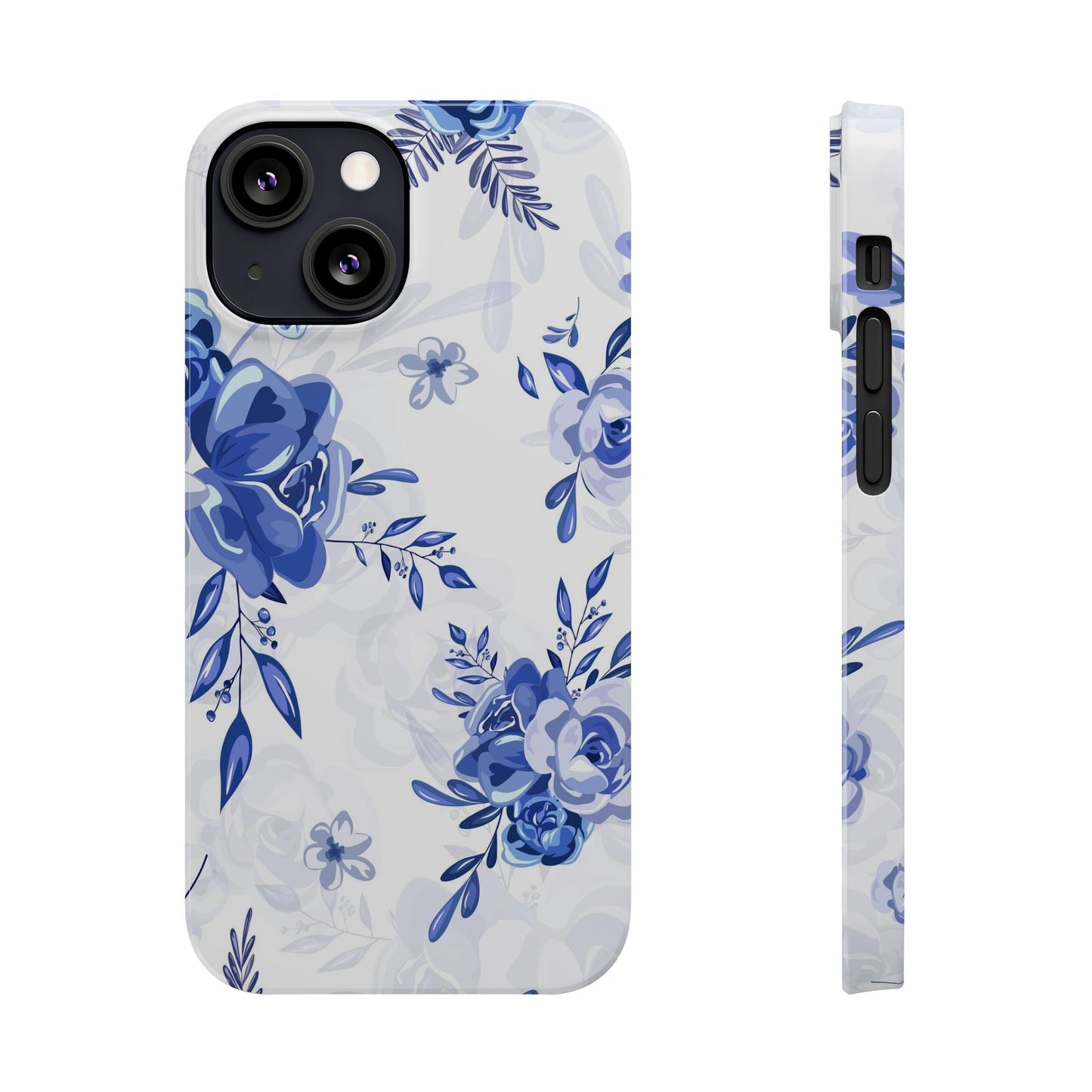 French Blue and White Toille, Slim Phone Cases, Case-Mate IPHONE16 and all sizes