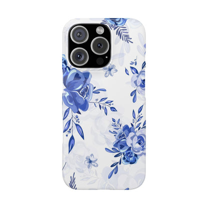 French Blue and White Toille, Slim Phone Cases, Case-Mate IPHONE16 and all sizes